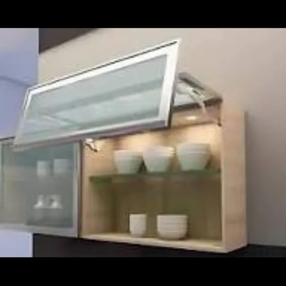 Glass shutter cabinet fronts